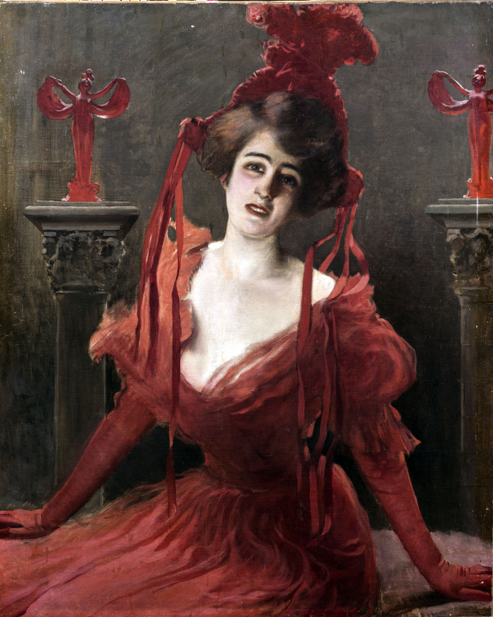  Vittorio Corcos, Isadora Duncan, 1905-1910, olio su tela, cm 107x85, collezione privata 
