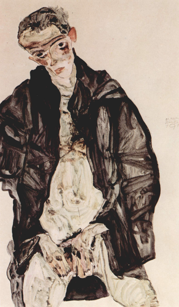  Egon Schiele, Autoritratto, 1911 