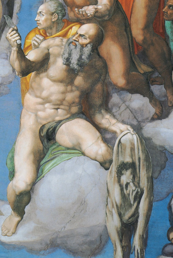  Michelangelo Buonarroti, Giudizio Universale (1536-41), particolare