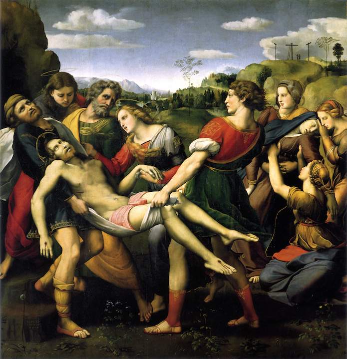 Raffaello Sanzio, Pala Baglioni, 1507, Galleria Borghese, Roma