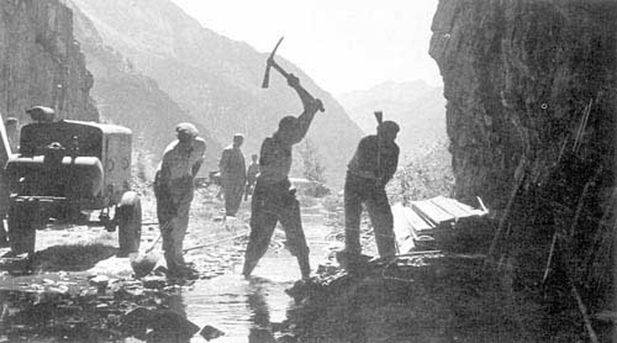  Gli scavi del traforo del Monte Bianco 