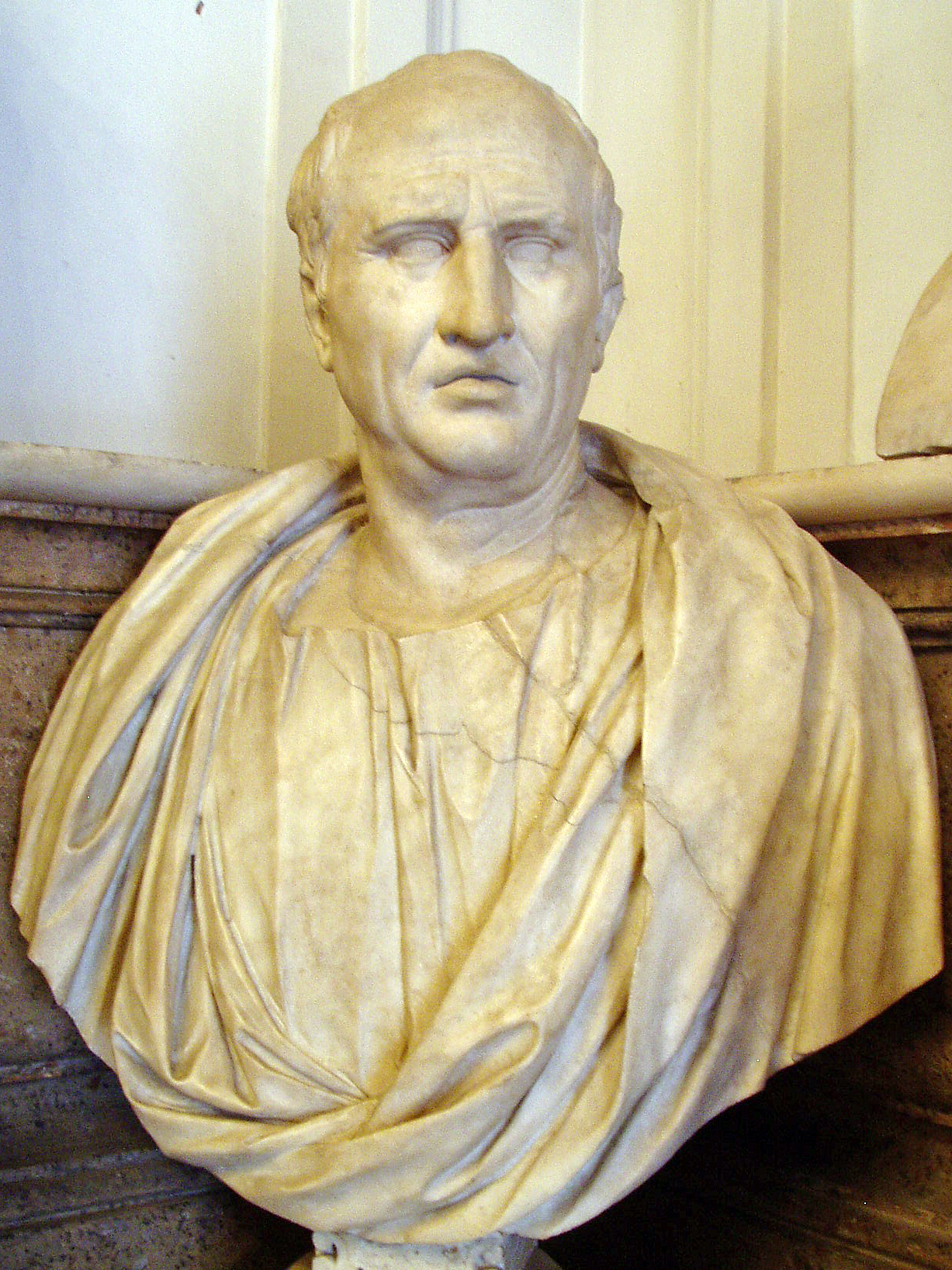 Busto in marmo di Cicerone della metà del I secolo a.C.