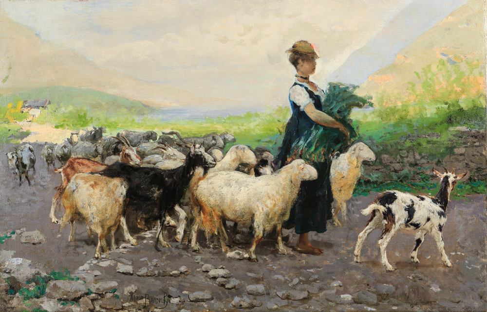 Pastorella a Gignese, collezione privata (courtesy Enrico Galleria d’arte)