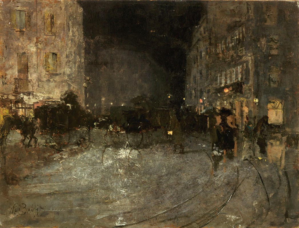 Carrobbio di notte, collezione privata