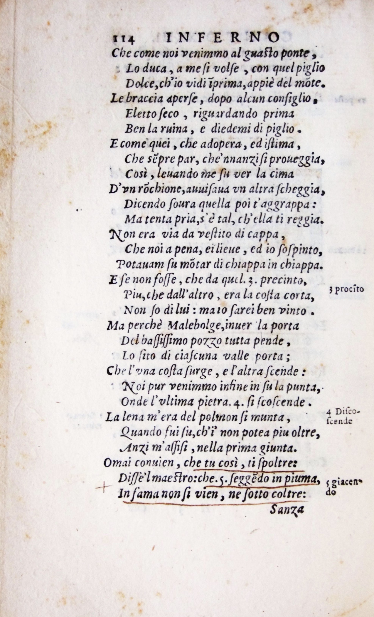 da D. Alighieri, La Diuina Commedia di Dante Alighieri nobile fiorentino ridotta a miglior lezione dagli Accademici della Crusca. In Firenze: per Domenico Manzani, 1595 (In Firenze: per Domenico Manzani, 1595) , in-8; cors. e rom.