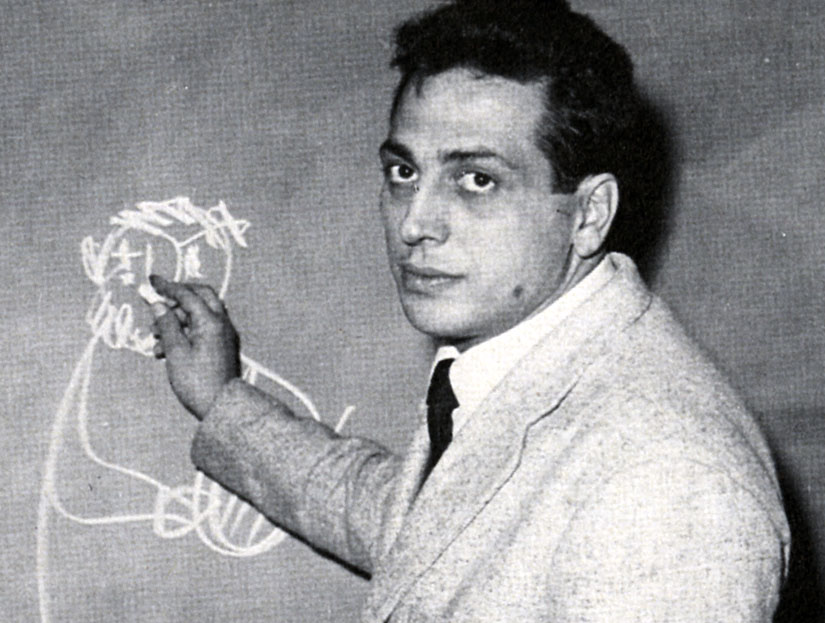 Alberto Manzi nel 1960. Foto Wikipedia.