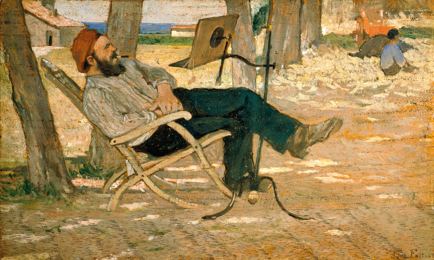 Giovanni Fattori, Diego Martelli a Castiglioncello, 1867, Collezione privata. Courtesy Archivio Dini 