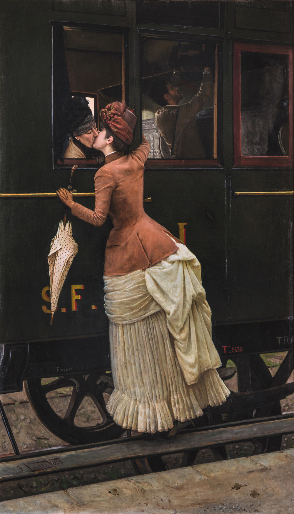Italo Nunes Vais Ancora un bacio, 1885 ca, Novara, Galleria Giannoni