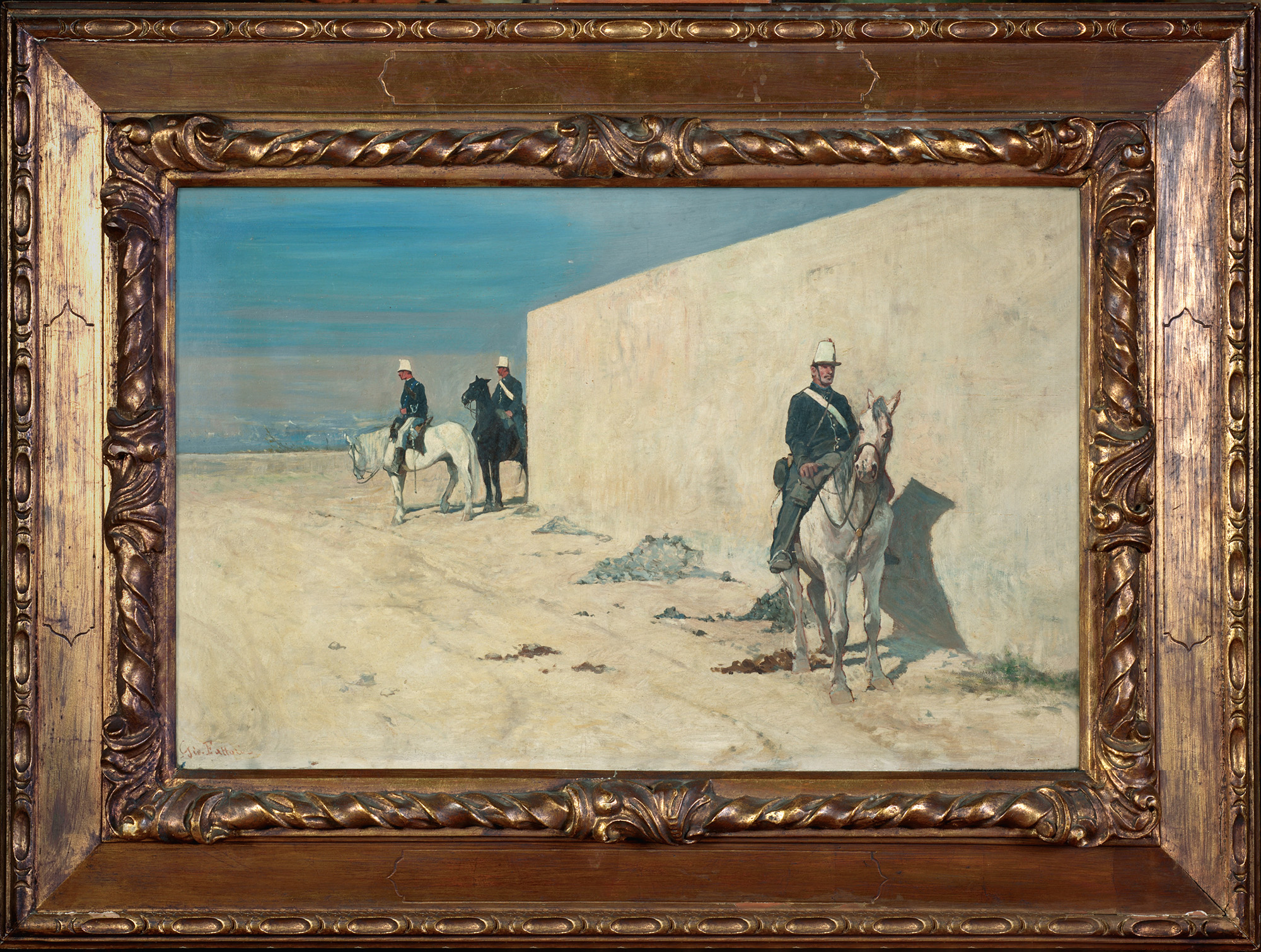 ) Giovanni Fattori In vedetta, 1872, © Trissino, Fondazione Progetto Marzotto ETS 