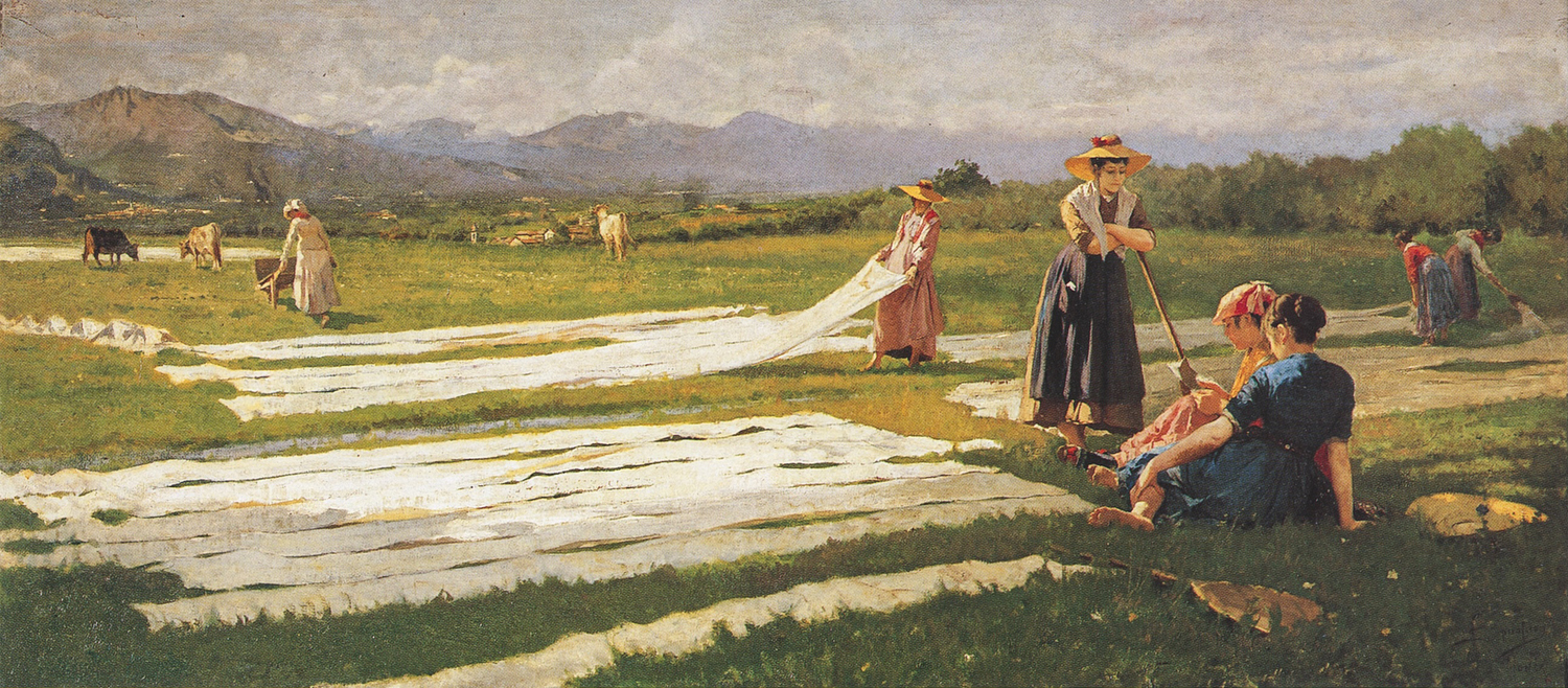 Eugenio Spreafico Alla sbianca 1890 ca, Collezione privata Collezione privata - Courtesy Montrasio arte, Monza – Milano 