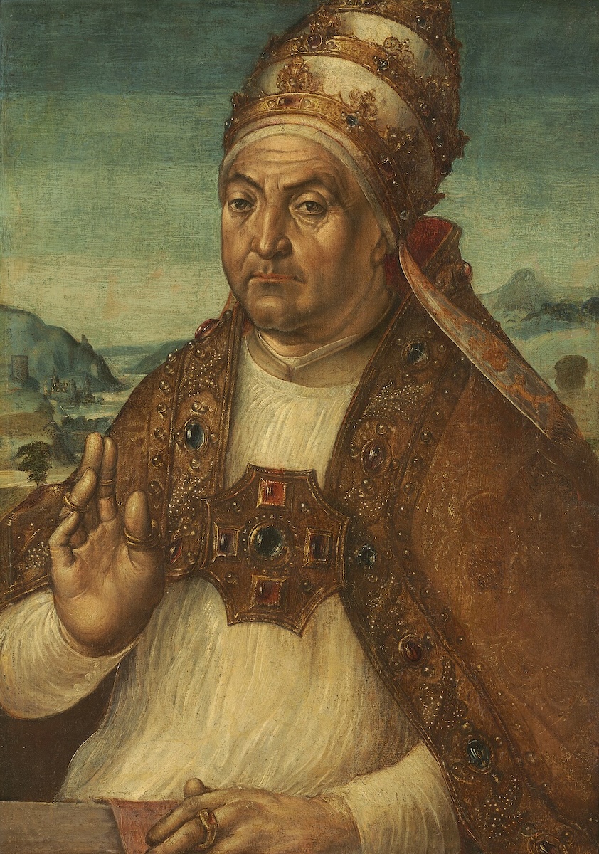 Pedro Berruguete, Ritratto di Sisto IV, Cleveland Museum of Art (Wikipedia, pubblico dominio)