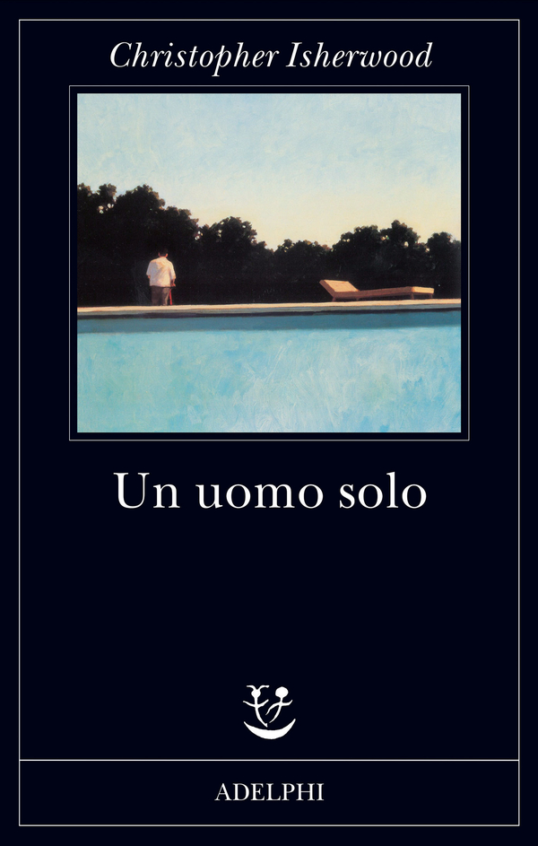 Un uomo solo di Christopher Isherwood, copertina volume Adelphi