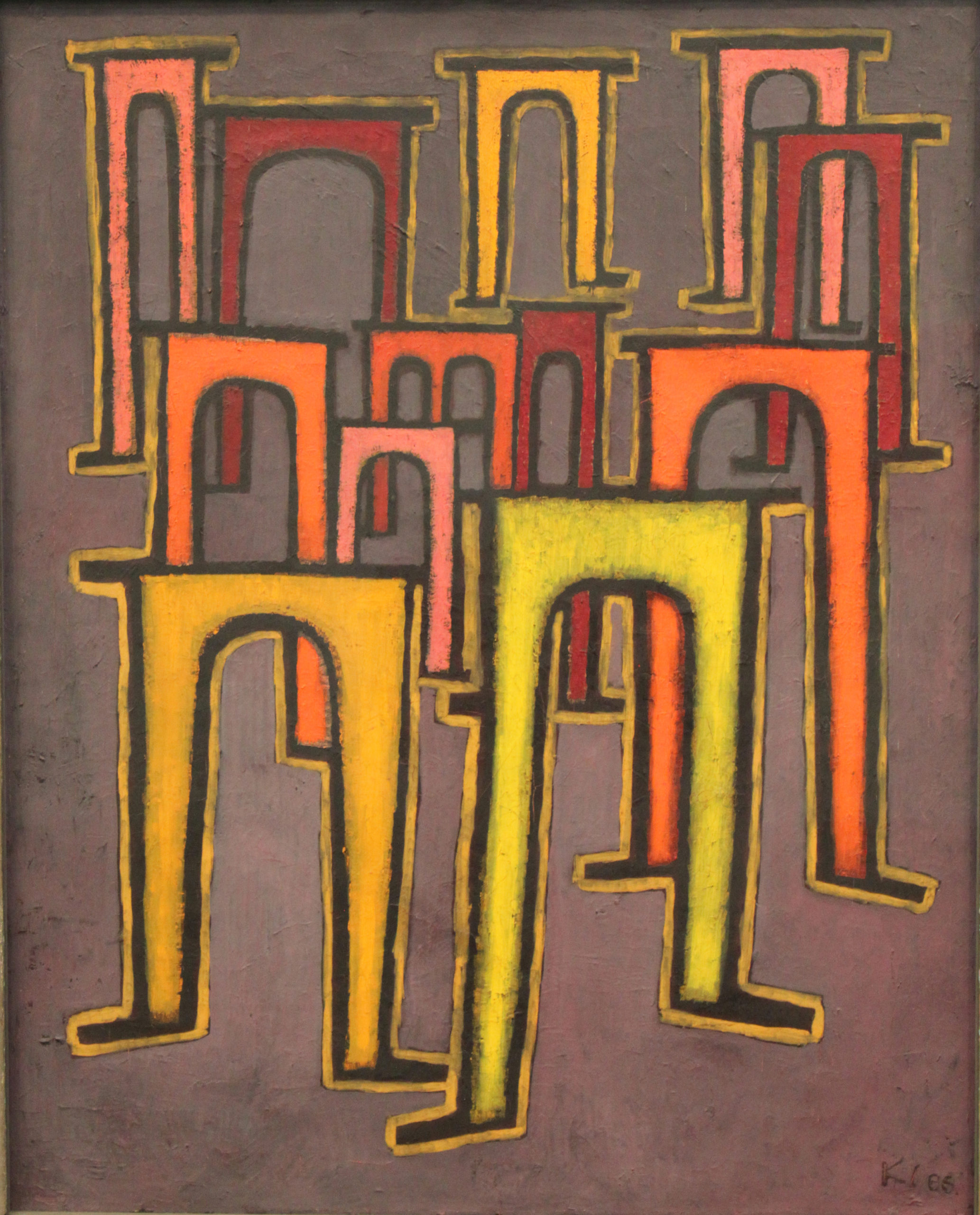 Paul Klee, Revolution des Viadukts, 1937. Fonte: Wikimedia.