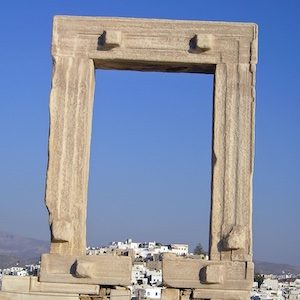 -1) La Portara di Naxos square